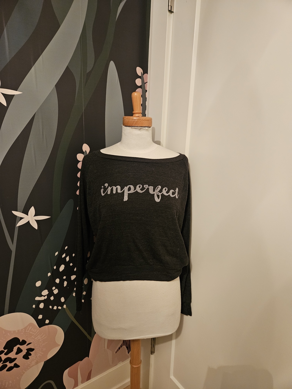 American Apparel Black Top with Logo Tag